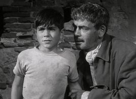Vittorio Manunta and Paul Muni in Stranger on the Prowl (1952)