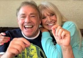 Kathy Coleman and Wesley Eure in Sundays with Sid (2020)