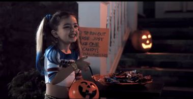 Ella Grace Helton in “Hubie Halloween.”