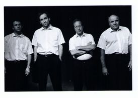 (L to R): Byrne Offutt, Stefan Marks, Bruce B. Mathews, Steve Eastin. 