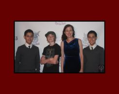 Dakota Bales, Caon Mortenson, Laura Ann Tull, Joshua Bales. At the private showing of A.B.S.