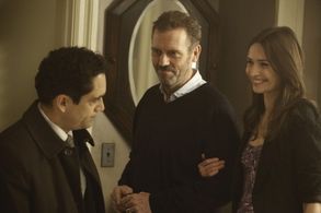 Hugh Laurie, José Zúñiga, and Karolina Wydra in House (2004)