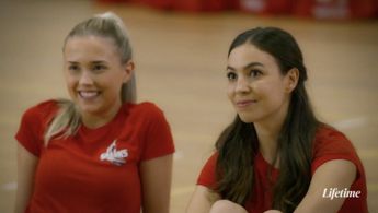 Still of Shailyn Griffin and Joelle Farrow in Webcam Cheerleaders (2021)