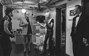 Adrian Edmondson, Anthony Head, Richard O'Brien, and Richard Meek in Rocky Horror Show Live (2015)