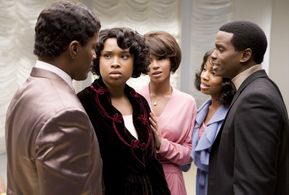 Jamie Foxx, Beyoncé, Keith D. Robinson, Anika Noni Rose, and Jennifer Hudson in Dreamgirls (2006)