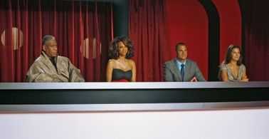 Tyra Banks, André Leon Talley, Nigel Barker, and Margherita Missoni in America's Next Top Model (2003)