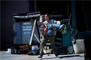 Characters Margaret Craig (Frances O'Connor) and young son Jim (Dylan Matzke) must dig deep for inner srength, as they f