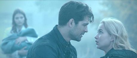 Bren Foster and Sabina Rojková in Alpha Code (2020)