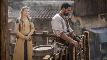 Aaron Fontaine with Glynis Barber in The Outpost