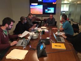 Larry Golin, Steve Lemme, Kirk Fraser, and Matthew Kemp in From Scratch: The Birth of Hip Hop (2017)