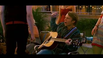 Crashing the party on, 'Take Me Home Tonight,' Dustin had three guitars smashed on him.