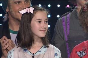 Holly (Bridie-My Place) in costume at the launch of ABC3, 2009