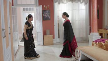 Sudha Chandran and Mouni Roy in Naagin (2015)