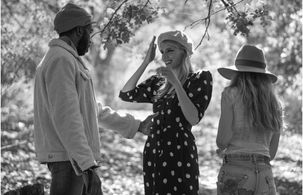 Nyambi Nyambi and Erin Hammond in ‘His Wake’