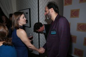 Nell Teare with Luca Guadagnino