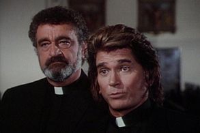 Michael Landon and Victor French in Highway to Heaven (1984)