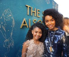Anais Lee & Yara Shahidi - The Sun Is Also a Star premiere