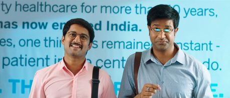 Nani and Vennela Kishore in Devadas (2018)