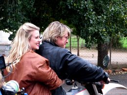 Edwin Gagiano and Christine van Reenen on the set of 'Seun(Son)'