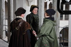 Alice Nellis and Miro Noga in The Seven Ravens (2015)