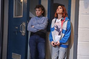 Demet Evgar and Ceren Moray in The Yard: 37.Bölüm (2019)