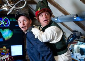 Dave Coyne as Jean-Pierre with Wee-Man in 