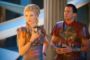 Craig Parker and Viva Bianca in Spartacus (2010)