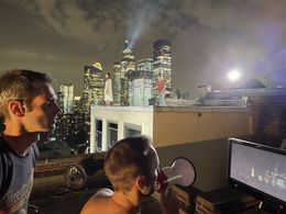 Colin Bates, Michael Wolfe, Hilarion Banks, and Chelsea Yakura-Kurtz