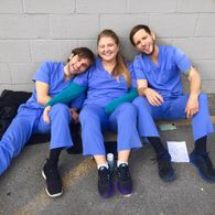 Grey's Anatomy Interns 2017 - from left to right: Jake Borelli, Jaicy Elliott, Alex Blue Davis