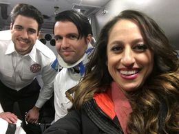 John Khinda, Kevin Pollard and Alicia Giangrisostomi behind the scenes of Café Leviathan (2016)