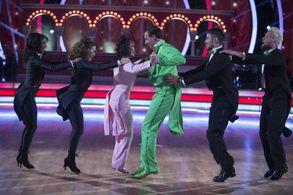 Ryan Lochte, Cheryl Burke, and Alan Bersten in Dancing with the Stars (2005)