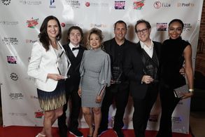 Marc Fusco, Malina Moye, Catherine Siggins, Ryan Ochoa, Lilinda Camaisa, and Steve Weinberger at an event for 6th Annual