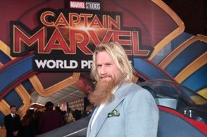 Rune Temte at an event for Captain Marvel (2019)