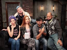 Omar Najam, Becca Scott, and B. Dave Walters in Game the Game (2017)