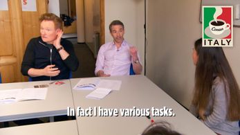 Conan O'Brien and Jordan Schlansky in Conan (2010)