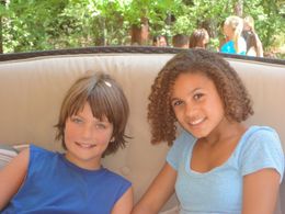 Nate, with Desi, on the set of 