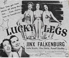 Leslie Brooks, Jinx Falkenburg, Kay Harris, and Russell Hayden in Lucky Legs (1942)