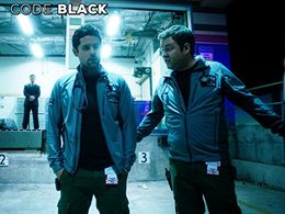 Benjamin Hollingsworth and Harry Ford in Code Black (2015)