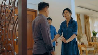 Orlando Sol and Faith Da Silva in Las hermanas (2021)