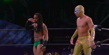 Brian Pillman Jr. and Griff Garrison in AEW Dark: Elevation (2021)