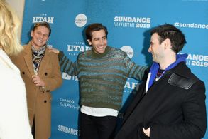 Jake Gyllenhaal, Tom Sturridge, and Billy Magnussen at an event for Velvet Buzzsaw (2019)