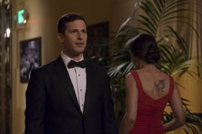 Kate Rene Gleason and Andy Samberg in Brooklyn Nine-Nine (2013)