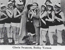 Gonda Durand, May Emory, Gloria Swanson, and Bobby Vernon in A Social Cub (1916)