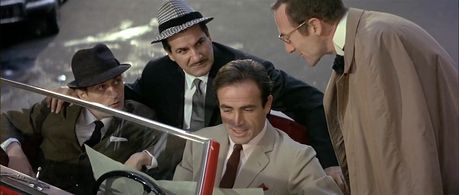Guy Delorme, Bob Lerick, Pierre Roussel, and Venantino Venantini in The Sucker (1965)