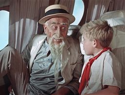 Aleksei Litvinov and Nikolay Volkov in The Flying Carpet (1957)