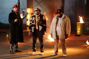 Mimoun Oaïssa, Ruben van der Meer, and Willie Wartaal in The Masters (2015)