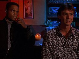 Hugh O'Connor and Geoffrey Thorne in In the Heat of the Night (1988)