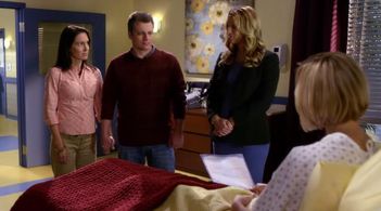 Kate Levering, Hayden Blane, Scott Parks, and Erin Beute in Drop Dead Diva (2009)