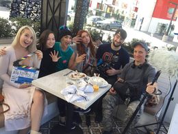 Ed Spangler, Tyler Zak, Hana Liu, Natalia Strawn, and Alyssa Terry in Hand Jobs (2017)