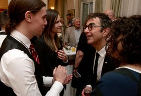 Vladimir Bilenjki as honourary guest at 48th FEST reception at the Canadian Embassy